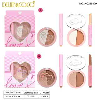 KIT ILUMINADOR Y CONTORNO Love Whisper REF:KC246809/KC246816