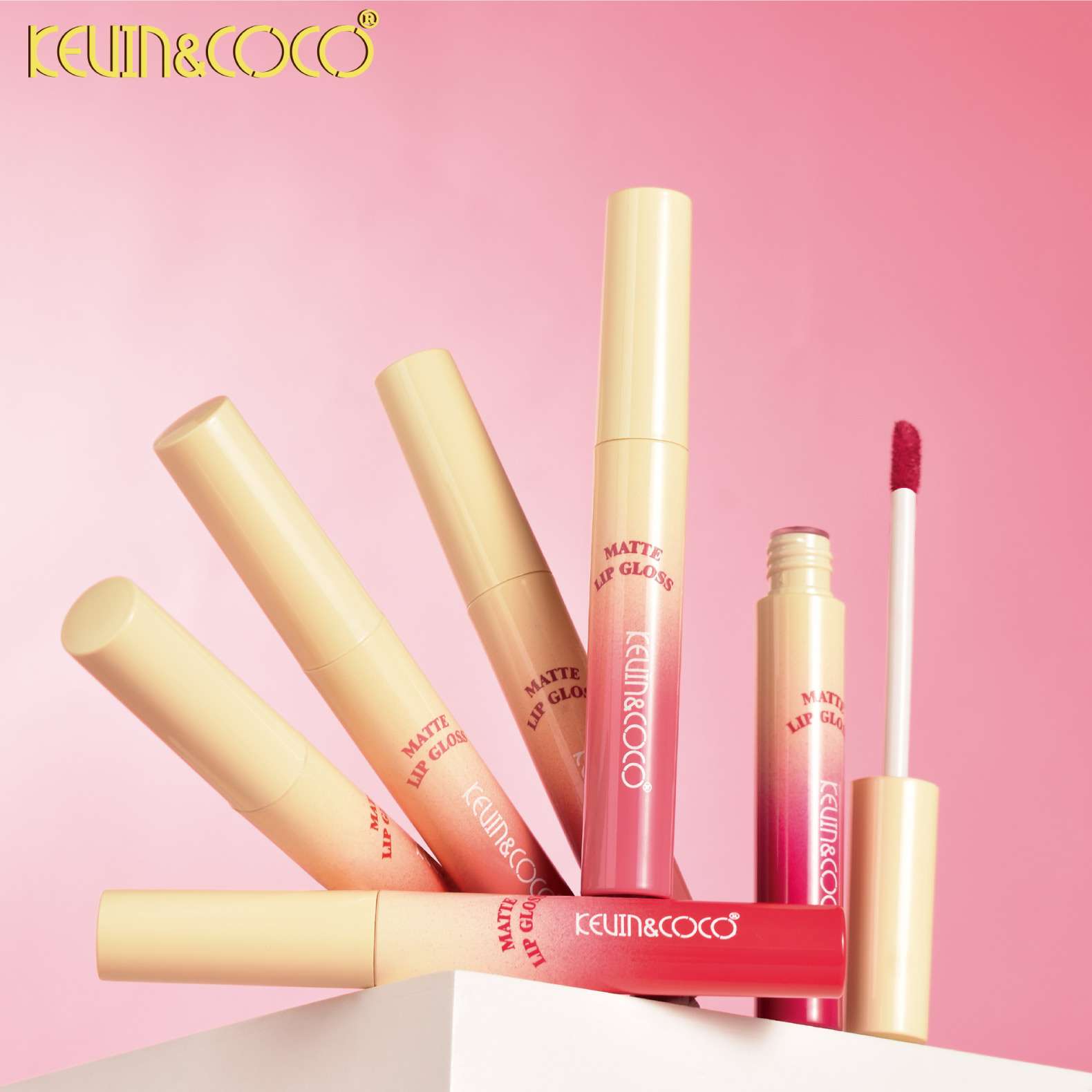 SET DE 8 LABIALES MATTE/ 8 GLOSS BEAUTY BY KEVIN&COCO REF:KC1070 - Imagen 4
