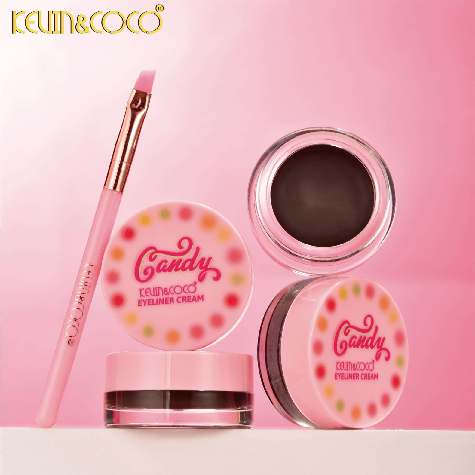 Pomada en Gel cejas con Brocha Candy- Kevin&Coco REF:KC1058