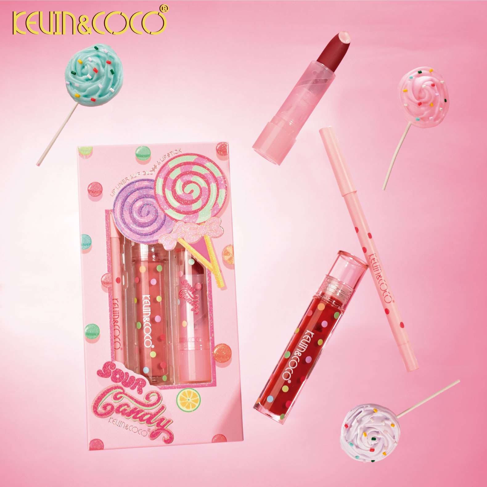 Labial+lipgloss+delineador de Labios– Kevin&Coco REF:KC258667