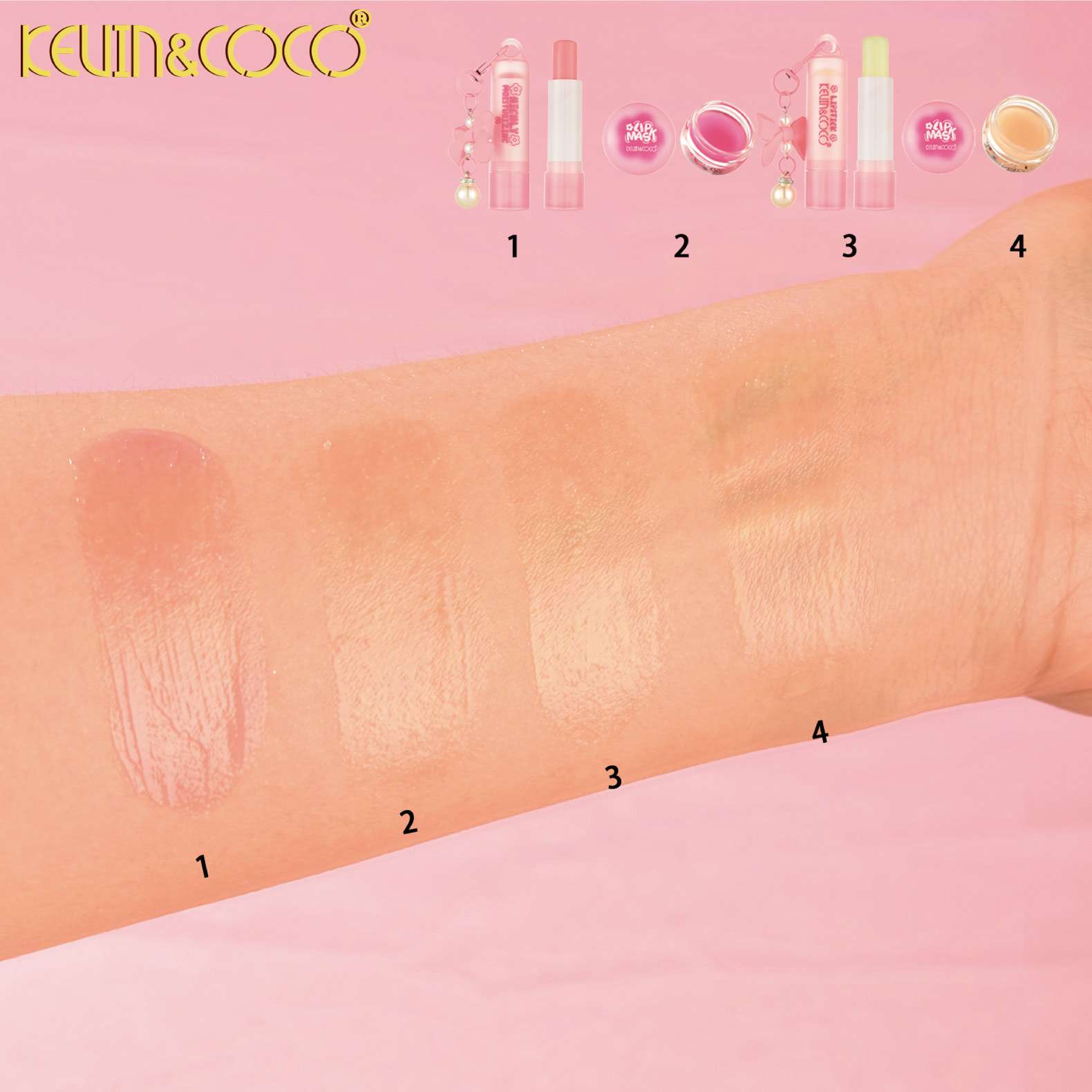 Kit de Cuidado Labios con Llavero KEVIN&COCO REF:KC1227 - Imagen 5